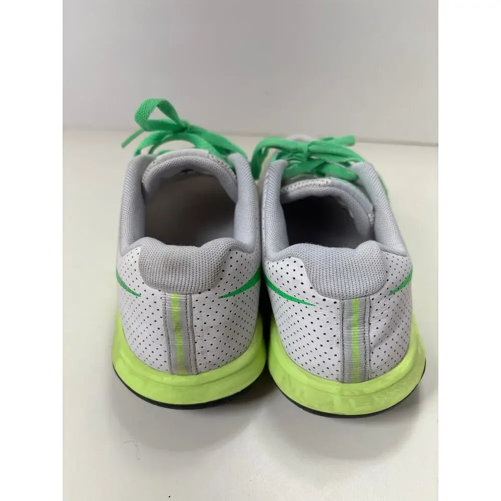 Nike Flex Experience RN 5, 6.5Y‎ White Green Kids Athletic Running Sneakers